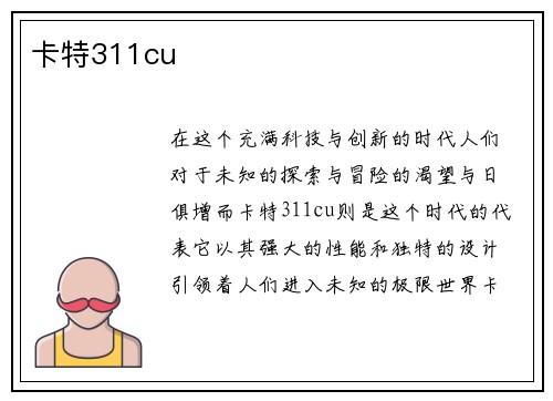 卡特311cu